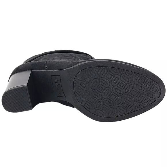 Style & Co Women Saraa Mid Calf Slouch Booties Size US 6.5M Black Microsuede - Picture 5 of 5